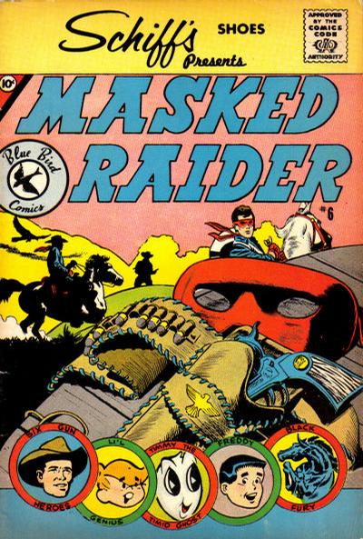 Cover for Masked Raider (Charlton, 1959 series) #6 [Schiff's Shoes]