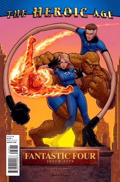 Cover for Fantastic Four (Marvel, 1998 series) #579 [Variant Edition]