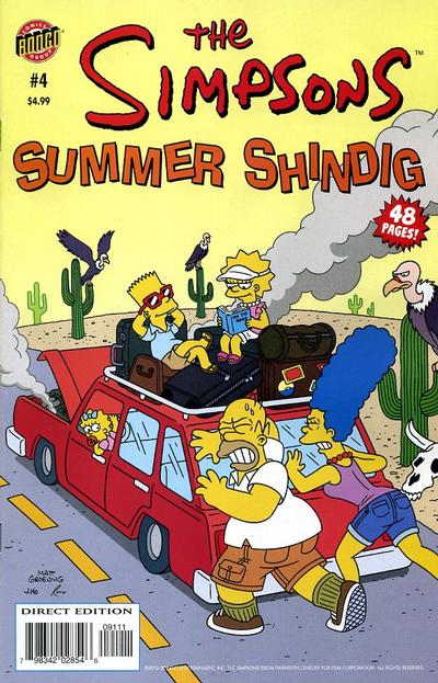 Cover for The Simpsons Summer Shindig (Bongo, 2007 series) #4
