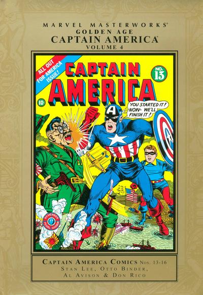 Cover for Marvel Masterworks: Golden Age Captain America (Marvel, 2005 series) #4 [Regular Edition]
