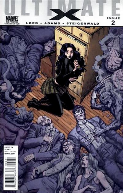 Cover for Ultimate X (Marvel, 2010 series) #2 [Second Printing]