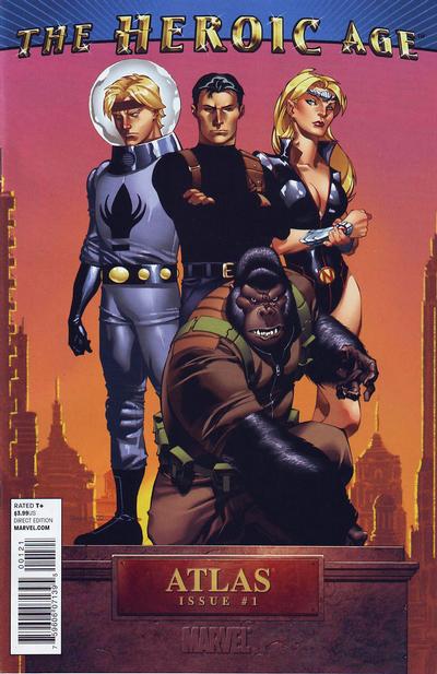Cover for Atlas (Marvel, 2010 series) #1 [Heroic Age variant]
