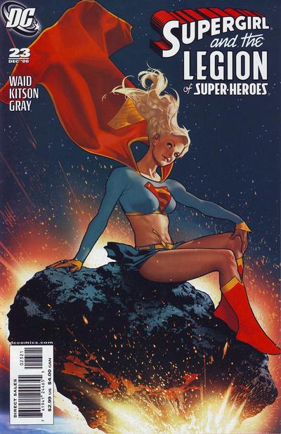 Cover for Supergirl and the Legion of Super-Heroes (DC, 2006 series) #23 [Adam Hughes Cover]