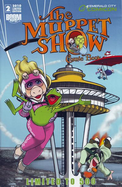 Cover for The Muppet Show: The Comic Book (Boom! Studios, 2009 series) #2 [Emerald City Comicon Limited Edition]