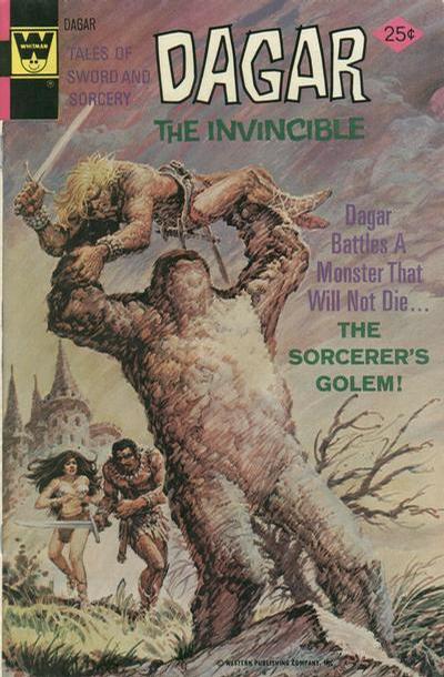 Cover for Tales of Sword and Sorcery Dagar the Invincible (Western, 1972 series) #13 [Whitman]