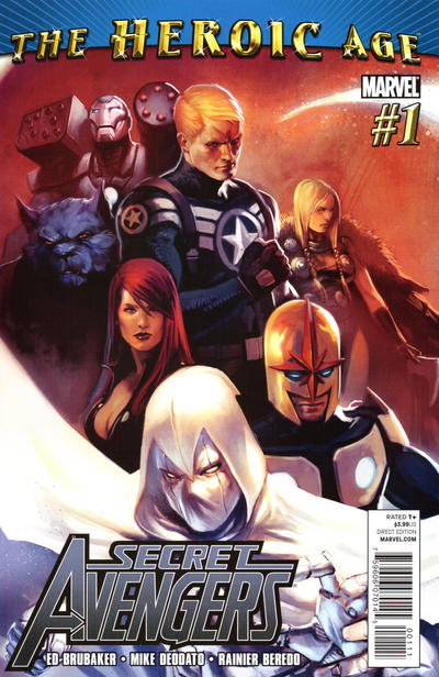 Cover for Secret Avengers (Marvel, 2010 series) #1 [Standard Cover]