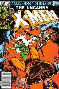 Cover Thumbnail for The Uncanny X-Men (Marvel, 1981 series) #158 [Newsstand]