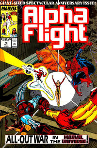 Cover for Alpha Flight (Marvel, 1983 series) #75