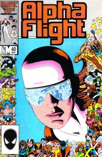Cover for Alpha Flight (Marvel, 1983 series) #40 [Direct]