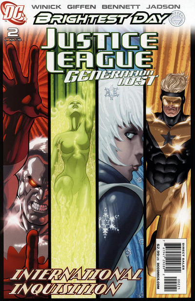Cover for Justice League: Generation Lost (DC, 2010 series) #2 [Kevin Maguire Cover]
