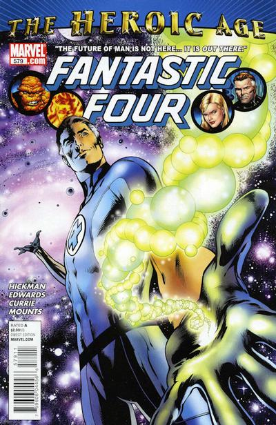 Cover for Fantastic Four (Marvel, 1998 series) #579 [Direct Edition]