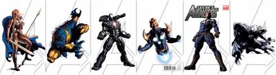 Cover for Secret Avengers (Marvel, 2010 series) #1 [Gatefold Variant Cover]