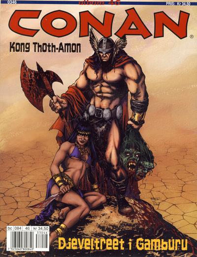 Cover for Conan album (Bladkompaniet / Schibsted, 1992 series) #46 - Kong Thoth-Amon