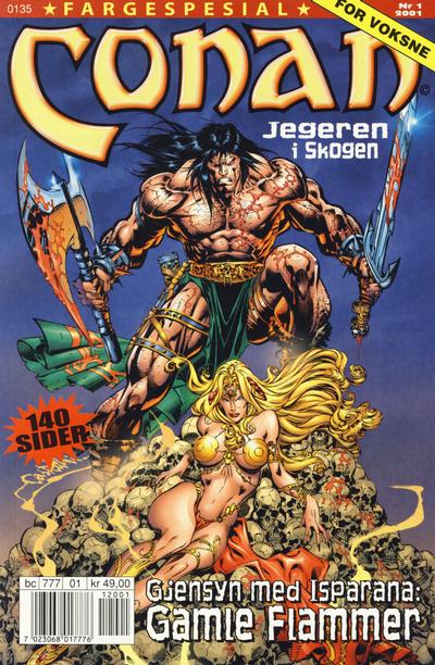 Cover for Conan spesial [Conan fargespesial] (Bladkompaniet / Schibsted, 1999 series) #1/2001