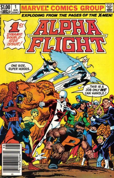 Cover for Alpha Flight (Marvel, 1983 series) #1 [Direct]