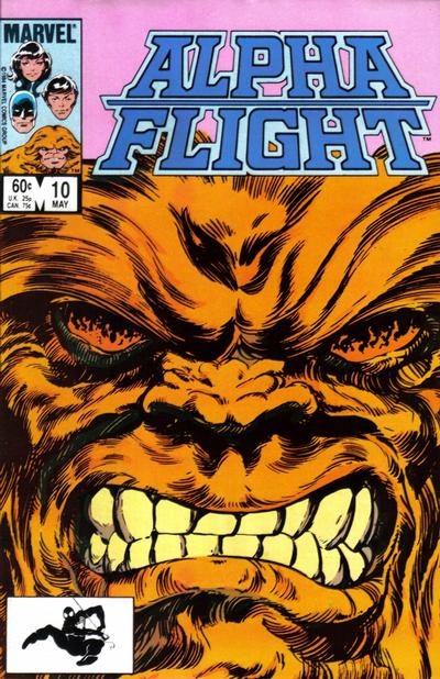 Cover for Alpha Flight (Marvel, 1983 series) #10 [Direct]