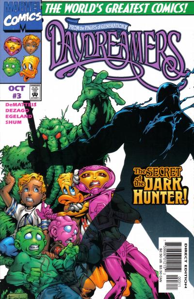 Cover for Daydreamers (Marvel, 1997 series) #3 [Direct Edition]
