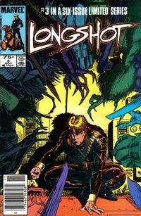 Cover Thumbnail for Longshot (Marvel, 1985 series) #3 [Newsstand]