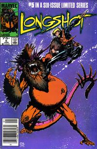 Cover for Longshot (Marvel, 1985 series) #5 [Direct]