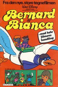 Cover Thumbnail for Bernard og Bianca (Hjemmet / Egmont, 1978 series) 