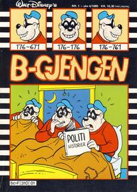 Cover Thumbnail for B-gjengen (Hjemmet / Egmont, 1985 series) #1/1985