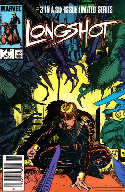Cover for Longshot (Marvel, 1985 series) #3 [Newsstand]