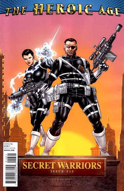 Cover for Secret Warriors (Marvel, 2009 series) #16 [The Heroic Age Variant Cover]