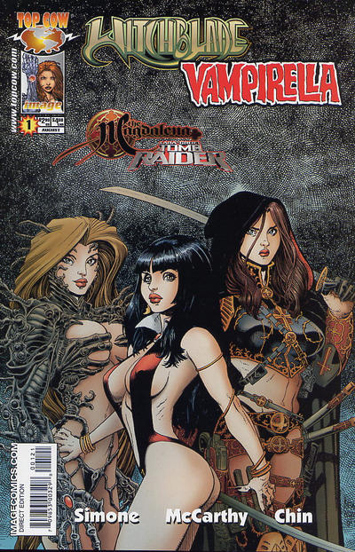 Cover for Tomb Raider / Witchblade / Magdalena / Vampirella (Image, 2005 series) #1 [Art Adams Cover]