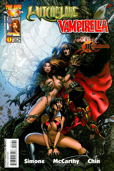 Cover for Tomb Raider / Witchblade / Magdalena / Vampirella (Image, 2005 series) #1 [Joyce Chin Cover]