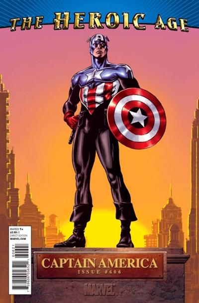 Cover for Captain America (Marvel, 2005 series) #606 [Heroic Age Variant]