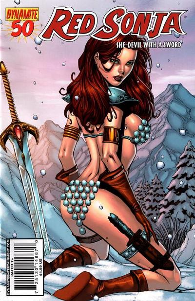 Cover for Red Sonja (Dynamite Entertainment, 2005 series) #50 [Johnny Desjardins Cover]