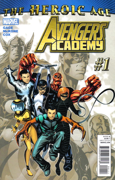 Cover for Avengers Academy (Marvel, 2010 series) #1