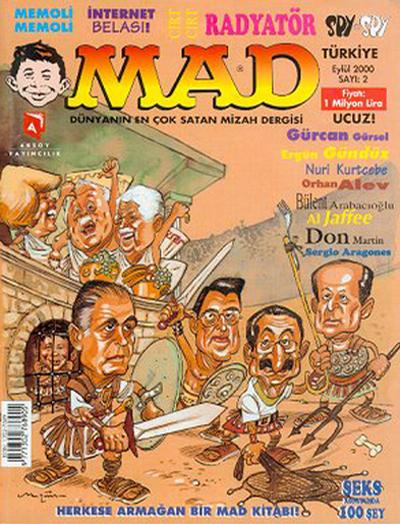 Cover for Türkiye MAD (Aksoy Yayıncılık, 2000 series) #2