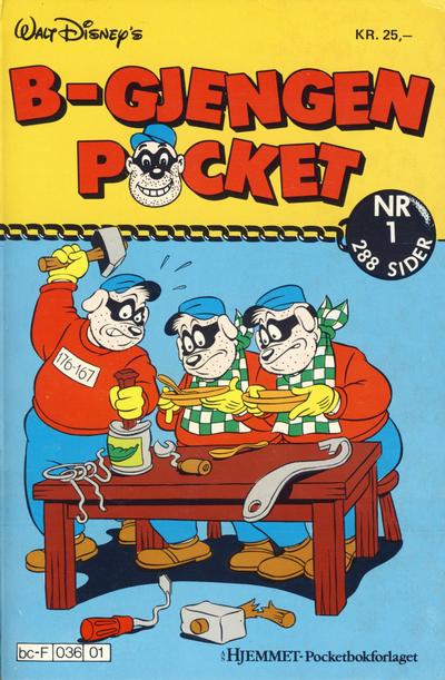 Cover for B-Gjengen pocket (Hjemmet / Egmont, 1986 series) #1