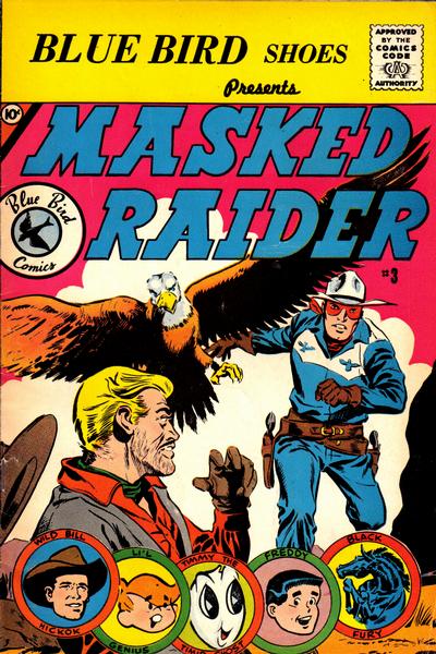 Cover for Masked Raider (Charlton, 1959 series) #3 [Blue Bird Shoes]