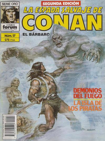 Cover for La Espada Salvaje de Conan (Planeta DeAgostini, 1982 series) #17