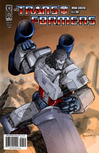 Cover for The Transformers (IDW, 2009 series) #7 [Cover B]