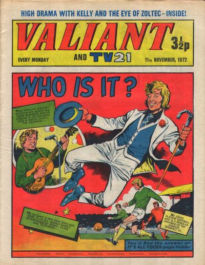 Cover for Valiant and TV21 (IPC, 1971 series) #11th November 1972