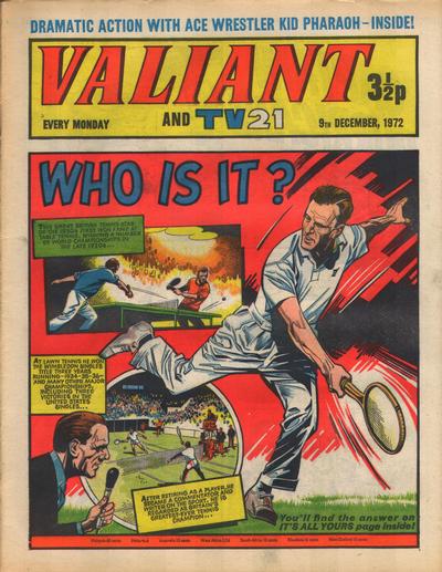 Cover for Valiant and TV21 (IPC, 1971 series) #9th December 1972
