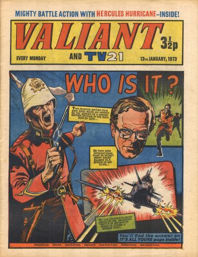 Cover for Valiant and TV21 (IPC, 1971 series) #13th January 1973