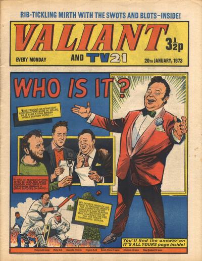 Cover for Valiant and TV21 (IPC, 1971 series) #20th January 1973