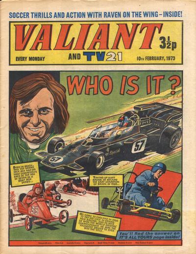 Cover for Valiant and TV21 (IPC, 1971 series) #10th February 1973