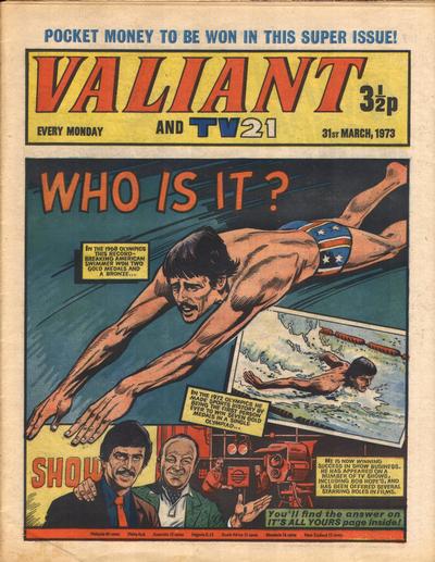 Cover for Valiant and TV21 (IPC, 1971 series) #31st March 1973