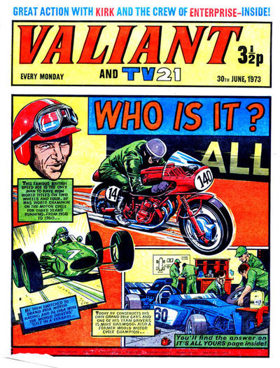 Cover for Valiant and TV21 (IPC, 1971 series) #30th June 1973