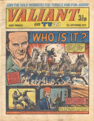 Cover for Valiant and TV21 (IPC, 1971 series) #15th September 1973