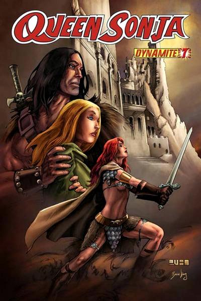 Cover for Queen Sonja (Dynamite Entertainment, 2009 series) #7 [Mel Rubi Cover]