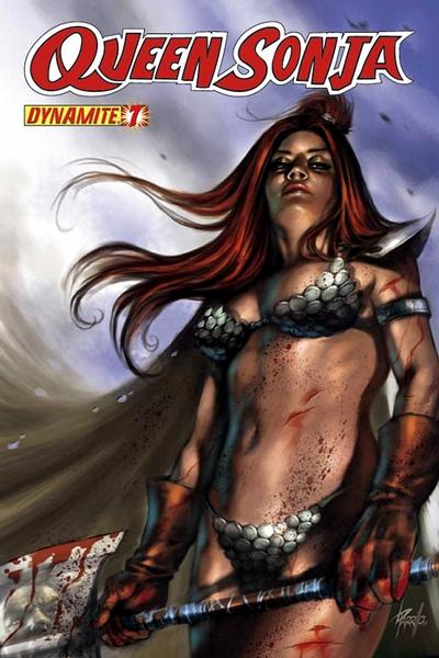Cover for Queen Sonja (Dynamite Entertainment, 2009 series) #7 [Lucio Parrillo Cover]