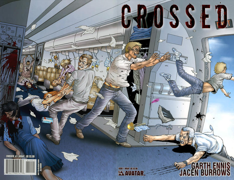 Cover for Crossed (Avatar Press, 2008 series) #1 [Wrap Cover]
