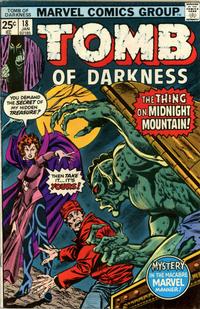 Cover Thumbnail for Tomb of Darkness (Marvel, 1974 series) #18