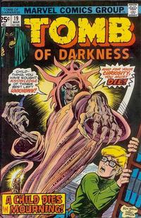 Cover Thumbnail for Tomb of Darkness (Marvel, 1974 series) #19